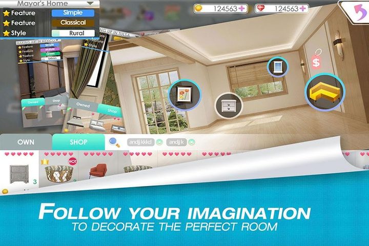 Screenshot 2: Fantasy Home Design