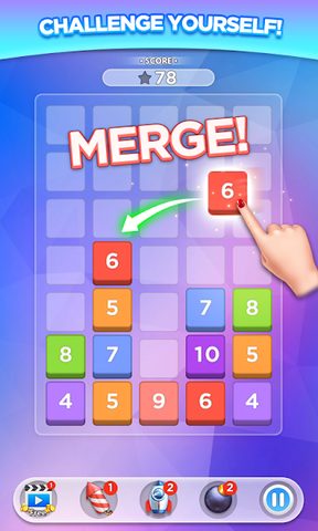 Screenshot 1: Merge Number Puzzle