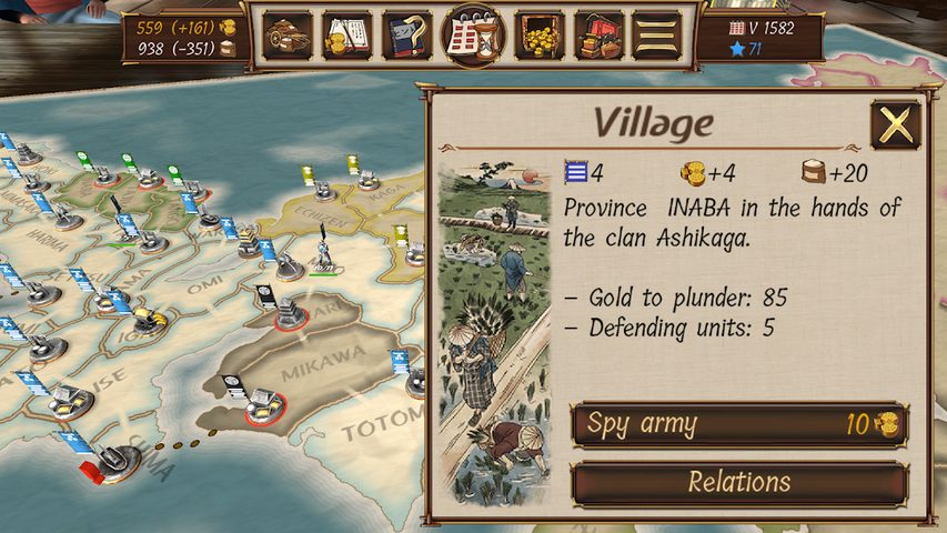 Screenshot 3: Shogun's Empire: Hex Commander