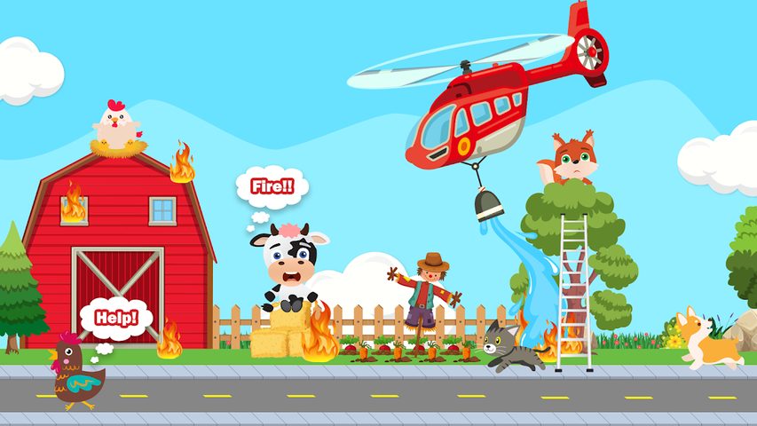 Screenshot 2: Fireman for Kids