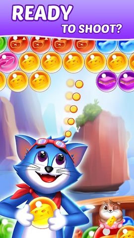Screenshot 1: Tomcat Pop: New Bubble Shooter