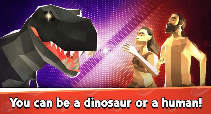 Screenshot 1: Trex vs Human
