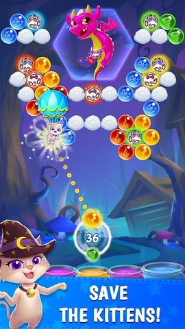 Screenshot 2: Bubble & Dragon - Magical Bubb