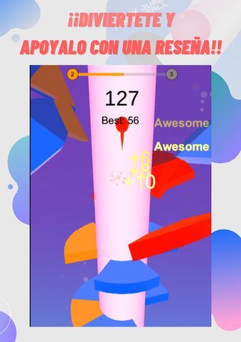 Screenshot 5: Jumpy Jumbo Helix Ball | Drop And Destroy