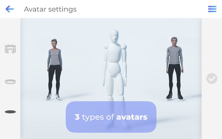 Screenshot 10: Freezio Figure Skating 3D app for training jumps.