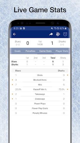 Screenshot 3: Scores App: NHL Hockey Plays, Stats & Schedules
