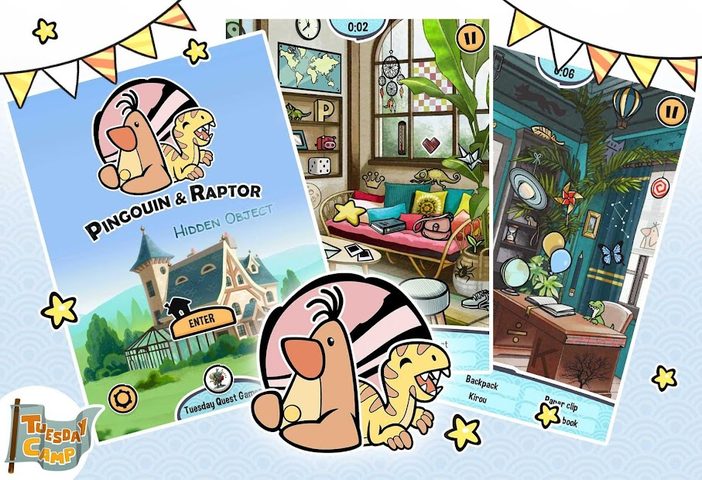 Screenshot 7: Pingouin&Raptor: Hidden Object