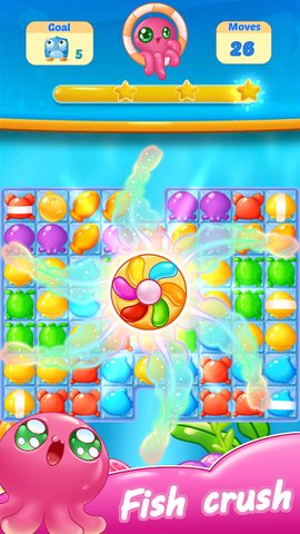 Screenshot 2: Fish Crush Puzzle Game