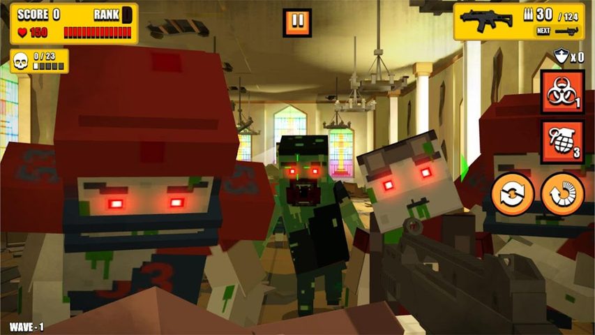 Screenshot 4: Pixel Zombie Hunter