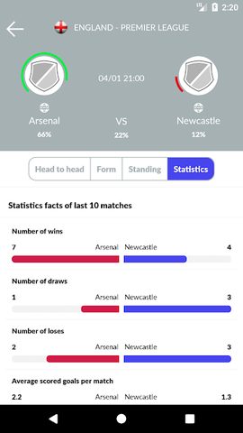 Screenshot 6: Soccer Predictions, statistics, bets