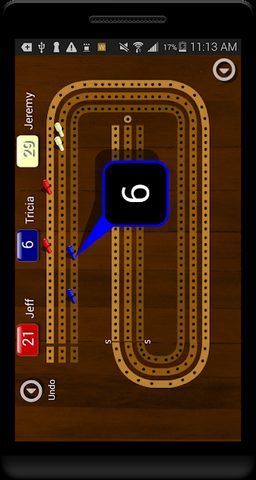 Screenshot 2: Cribbage Pegboard