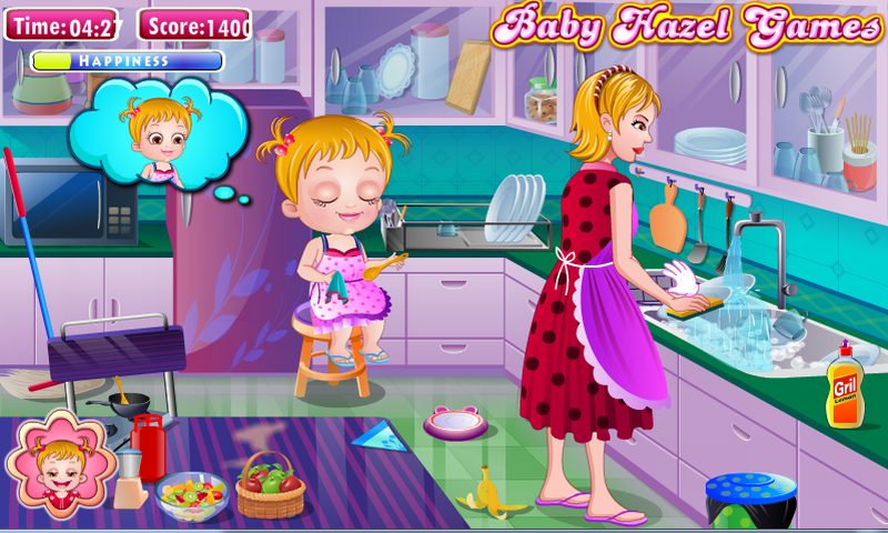 Screenshot 4: Baby Hazel Cleaning Time