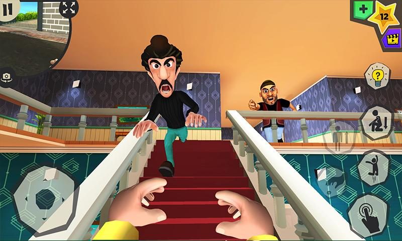 Screenshot 1: Scary Robber Home Clash