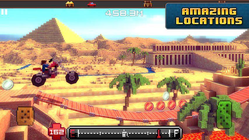 Screenshot 1: Blocky Roads