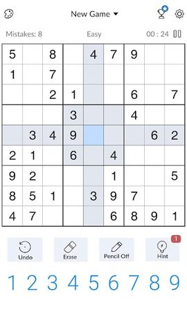 Screenshot 2: Sudoku - Classic Sudoku Puzzle