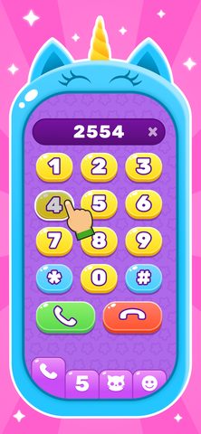 Screenshot 1: Baby Phone Game for Toddlers 4+