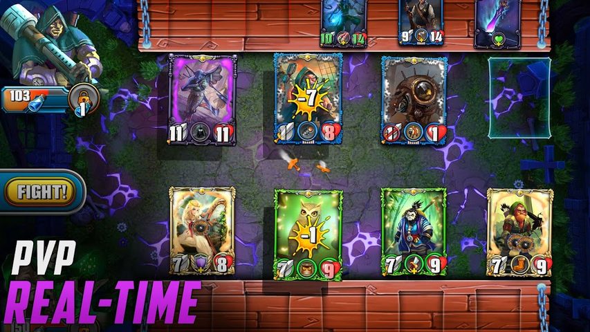 Screenshot 2: Magic Quest: Collectible Card Game. Free CCG RPG.