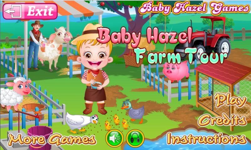 Screenshot 1: Baby Hazel Farm Tour