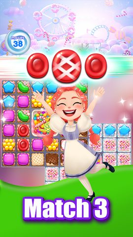 Screenshot 1: Candy Go Round - Sweet Puzzle