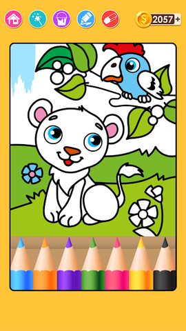 Screenshot 7: Coloring & Play with Animals for Kids