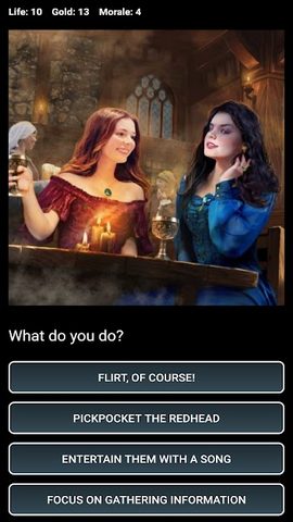 Screenshot 4: D&D Style RPG (Choices Game)