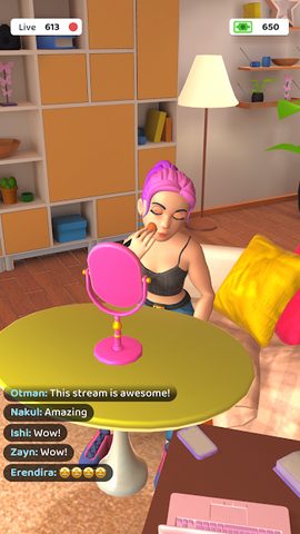 Screenshot 1: Streamer Life!