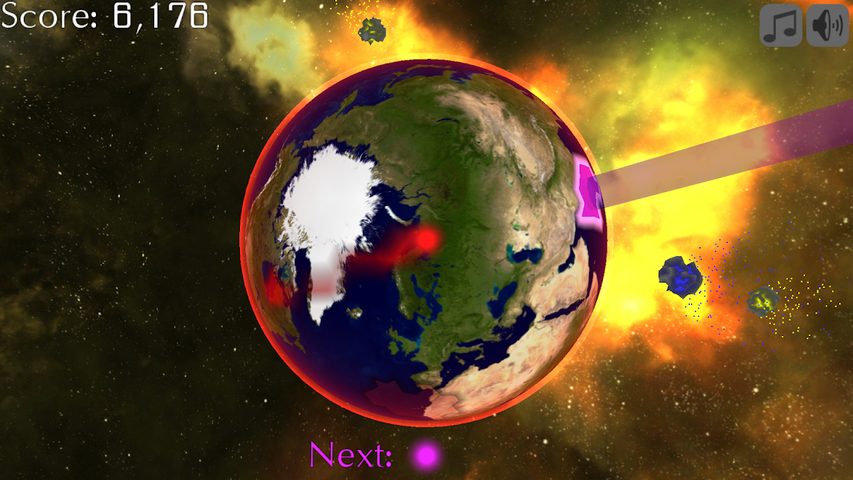 Screenshot 2: Space Blobs