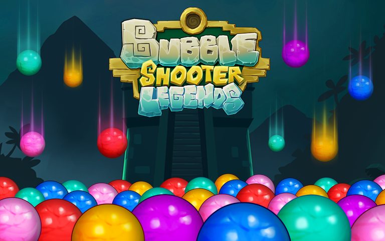 Screenshot 1: Bubble Shooter Legends