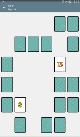 Screenshot 10: Concentration (Matching Pairs)