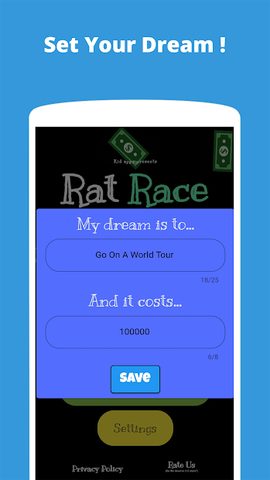 Screenshot 1: Rat Race - Financial Freedom