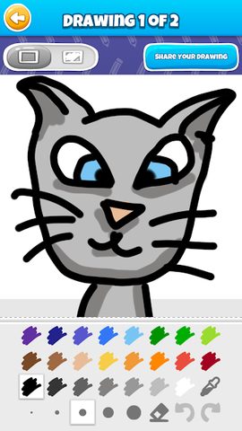 Screenshot 2: Let's Draw! - Drawing Game