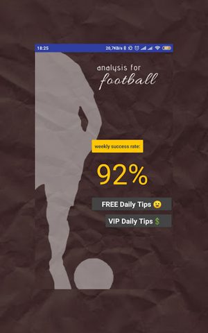 Screenshot 8: Analysis for Football