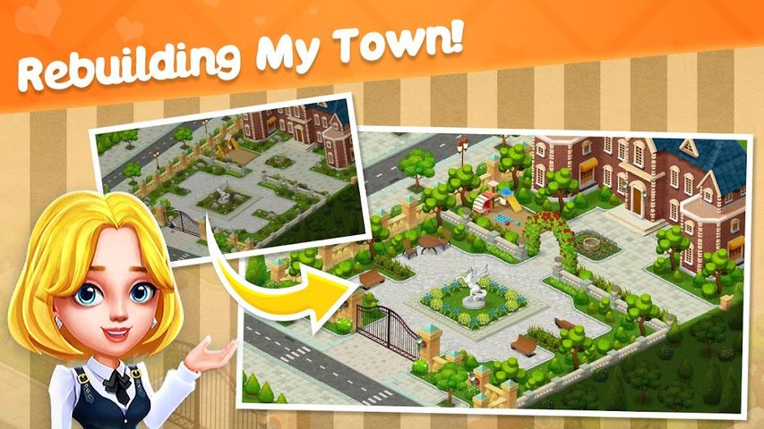 Screenshot 2: Town Story - Match 3 Puzzle