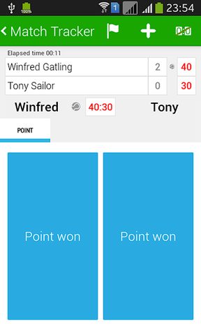 Screenshot 6: Tennis Math: score keeper and statistics tracker