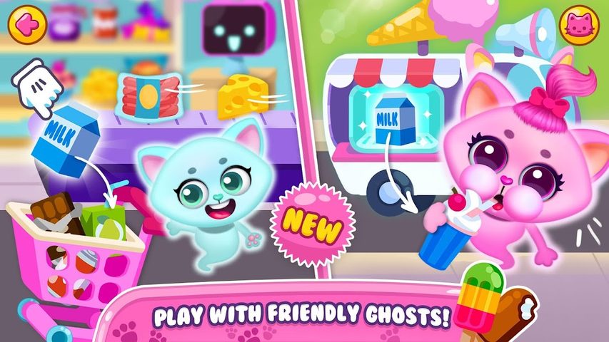 Screenshot 2: Little Kitty Town - Collect Cats & Create Stories