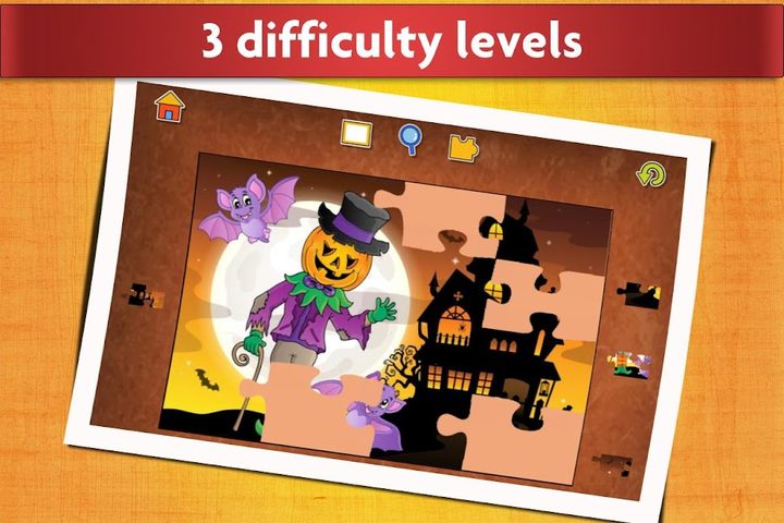 Screenshot 14: Kid Halloween Jigsaw Puzzles