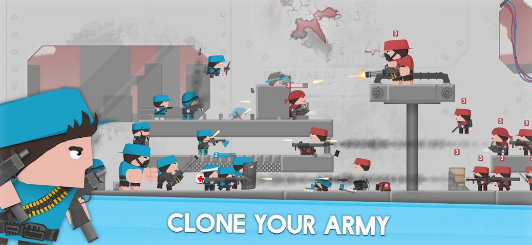 Screenshot 1: Clone Armies: Battle Game