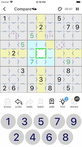Screenshot 3: All Sudoku - 5 kinds of sudoku puzzle in one app