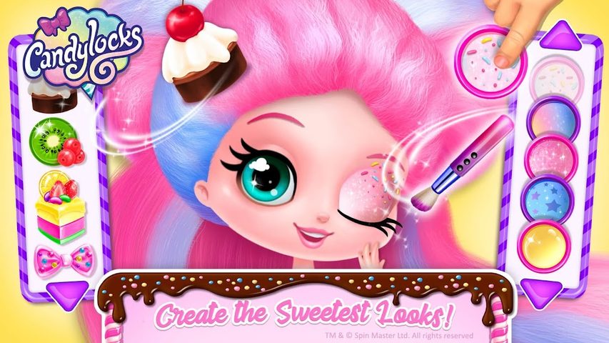 Screenshot 5: Candylocks Hair Salon - Style Cotton Candy Hair