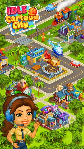 Screenshot 17: Idle Cartoon City - coin day