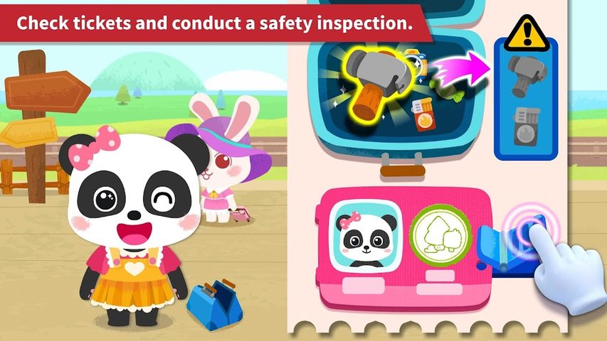 Screenshot 3: Baby Panda's Train