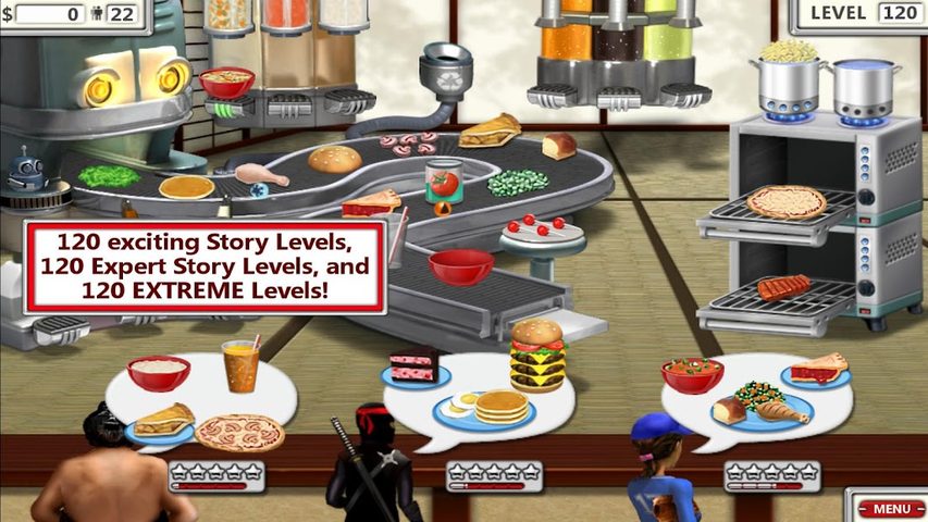 Screenshot 1: Burger Shop 2