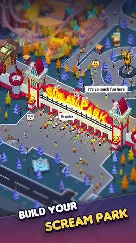 Screenshot 1: Idle Scream Park