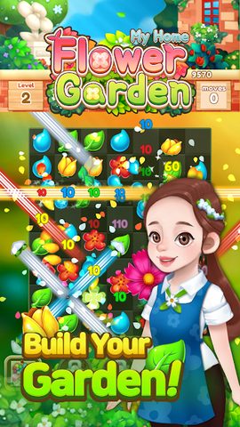Screenshot 1: My Home Flower Garden: Puzzle Master