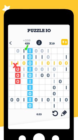 Screenshot 2: Puzzle IO Binairo Sudoku