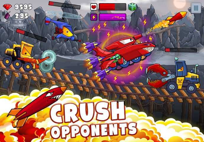Screenshot 1: Car Eats Car 2 - Racing Game