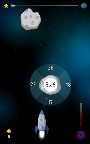 Screenshot 9: Space Math - Times tables & mu