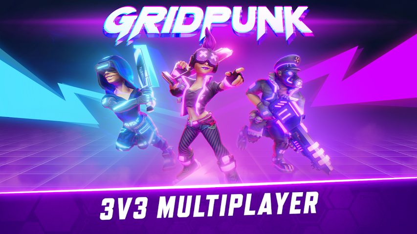 Screenshot 7: Gridpunk - 3v3 PvP Shooter