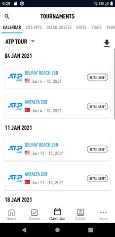 Screenshot 7: ATP PlayerZone