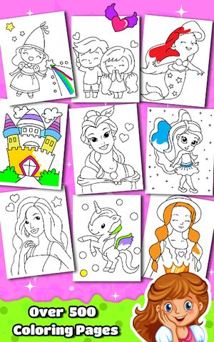 Screenshot 10: Princess Coloring Book for Kids & Games for Girls